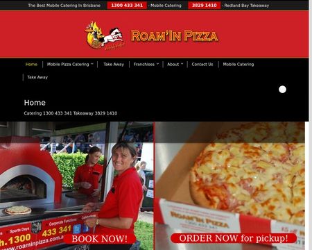 website thubmnail of Roam'in Pizza