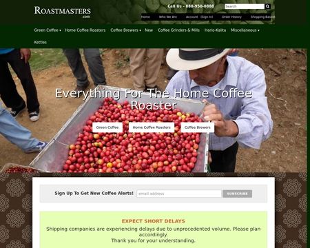 website thubmnail of Roastmasters.com