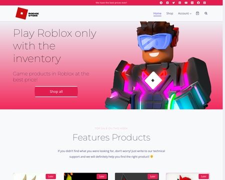 website thubmnail of Rob1ox.store