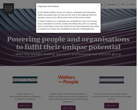 website thubmnail of Robert Walters