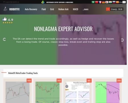 website thubmnail of RobotFX.ro