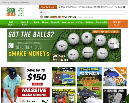 website thubmnail of Rock Bottom Golf