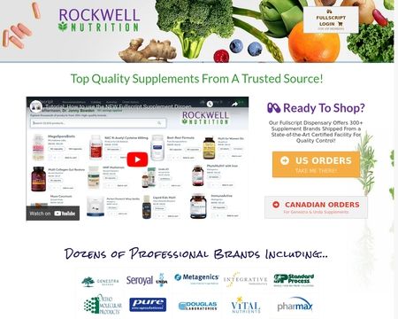 website thubmnail of Rockwell Nutrition