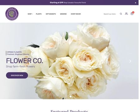 website thubmnail of Flower Co.