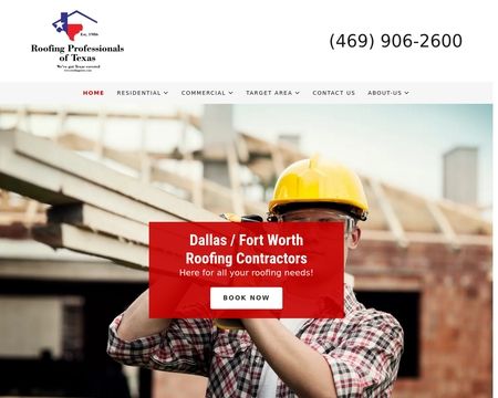 website thubmnail of Roofing Professionals of Texas