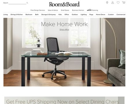 website thubmnail of Room & Board