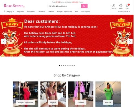 website thubmnail of Rose-Secret