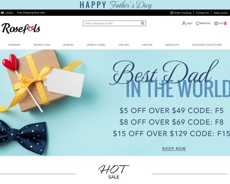website thubmnail of RoseFeels