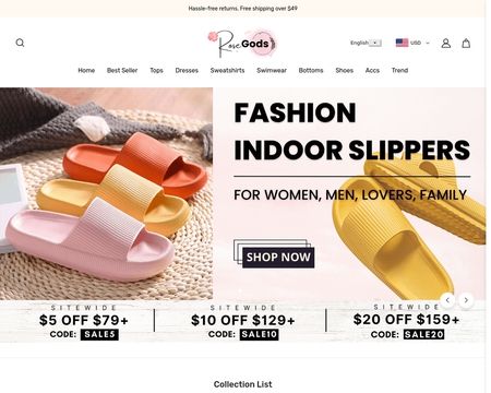 website thubmnail of Rosegods