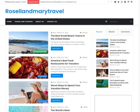 website thubmnail of Rosellandmarytravelconcepts.net