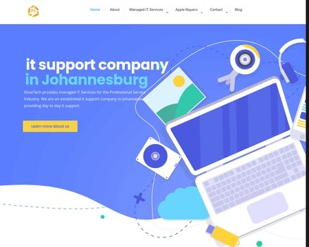 website thubmnail of Rosetech.co.za