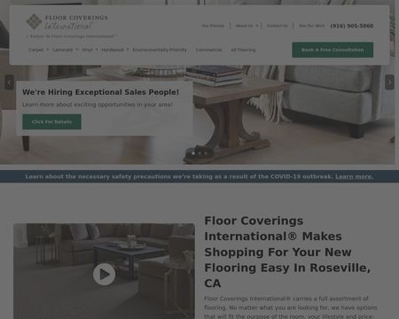 website thubmnail of Roseville.floorcoveringsinternational