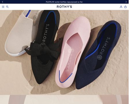 website thubmnail of Rothy's