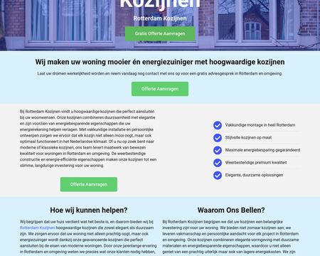 website thubmnail of Rotterdam Kozijnen