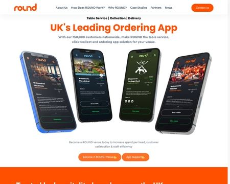 website thubmnail of Round.app
