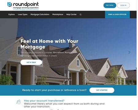 website thubmnail of RoundPointMortgage