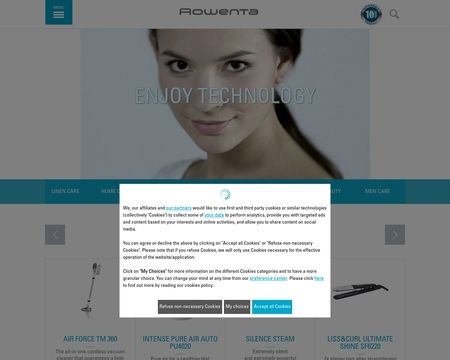 website thubmnail of Rowenta