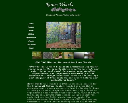 website thubmnail of Rowe Woods