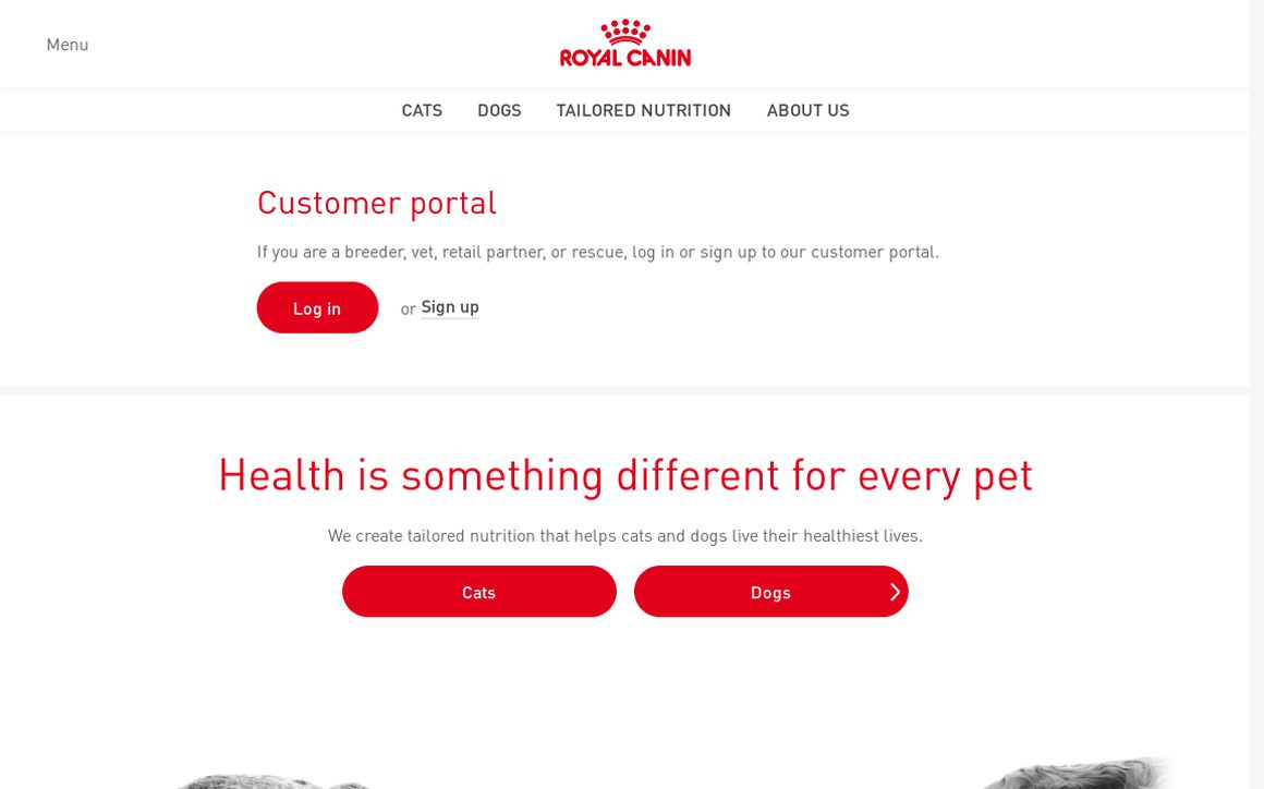website thubmnail of RoyalCanin.us