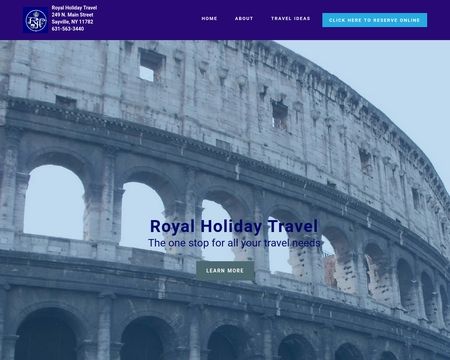 website thubmnail of RoyalHoliday