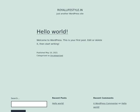website thubmnail of Royal Lifestyle