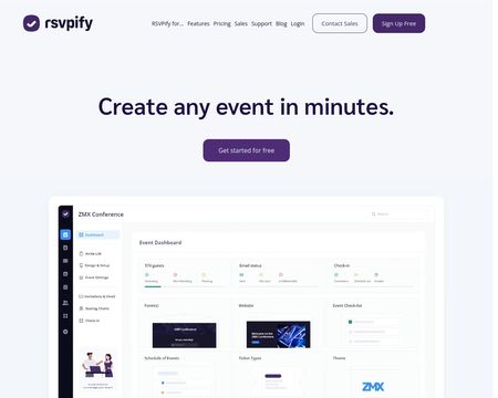 website thubmnail of Rsvpify