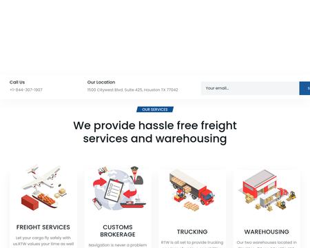 website thubmnail of Rtwlogistics.net