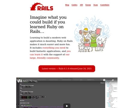 website thubmnail of Rails
