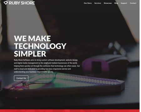 website thubmnail of Ruby Shore
