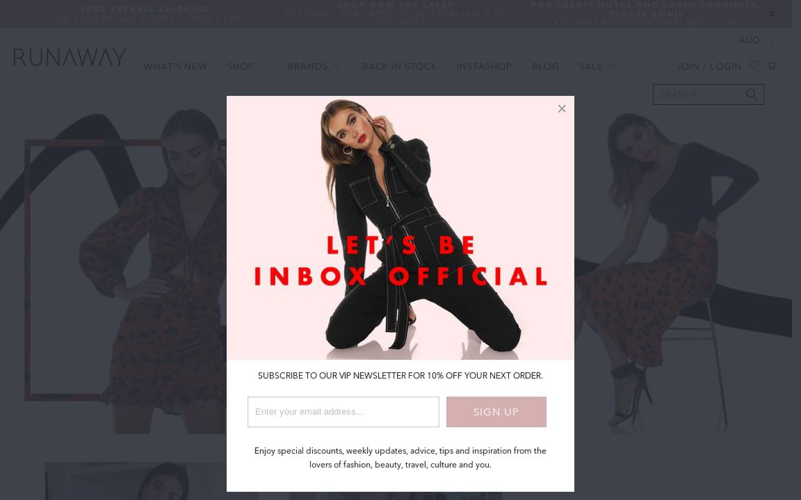 website thubmnail of Runaway the Label