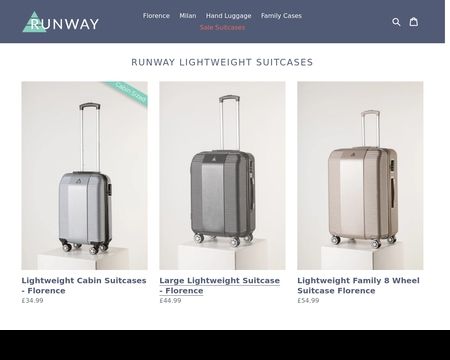 website thubmnail of Runwaysuitcases.co.uk