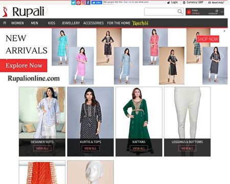 website thubmnail of Rupali