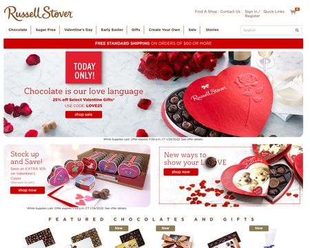 website thubmnail of RussellStover