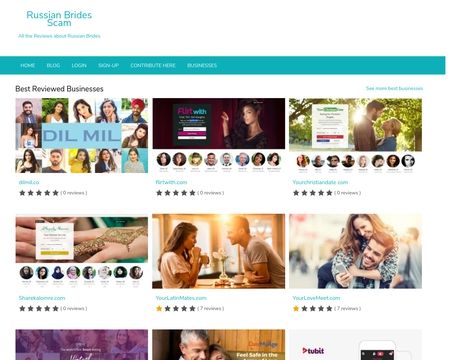 website thubmnail of Russianbridesscam.net