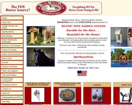 website thubmnail of RusticRanchTack