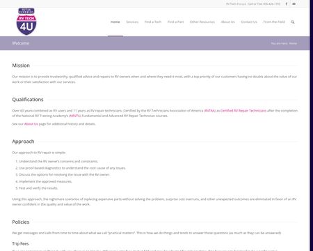 website thubmnail of Rvtech4u