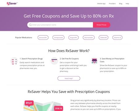 website thubmnail of Rxsaver