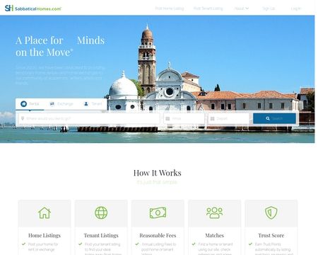 website thubmnail of SabbaticalHomes.com