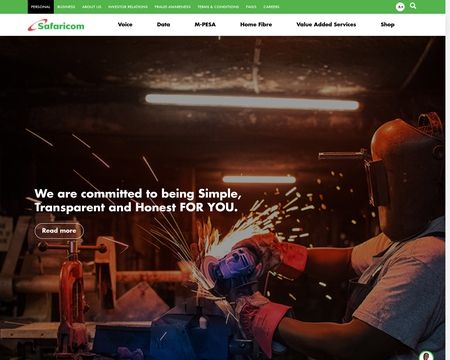 website thubmnail of Safaricom