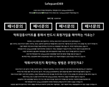 website thubmnail of Safeguard369