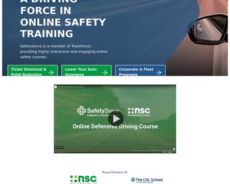 website thubmnail of SafetyServe