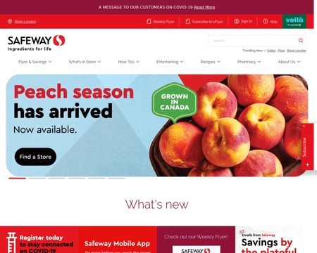 website thubmnail of Safeway