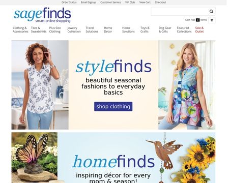 website thubmnail of Sagefinds