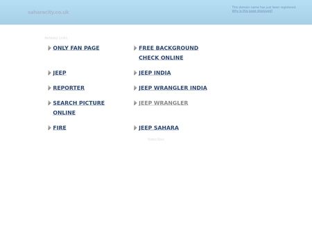 website thubmnail of Saharacity.co.uk