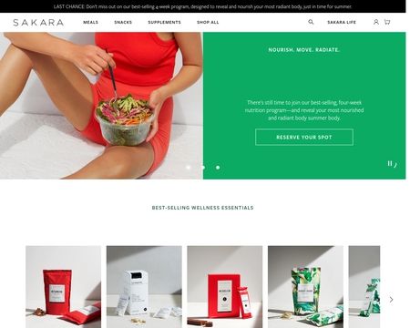 website thubmnail of Sakara
