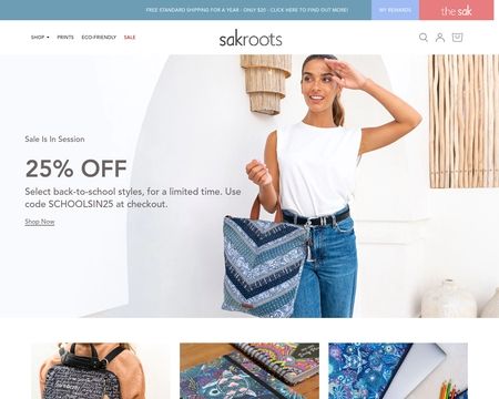 website thubmnail of SakRoots