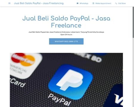website thubmnail of Saldopaypal.one