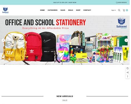 website thubmnail of Saleemibookdepot