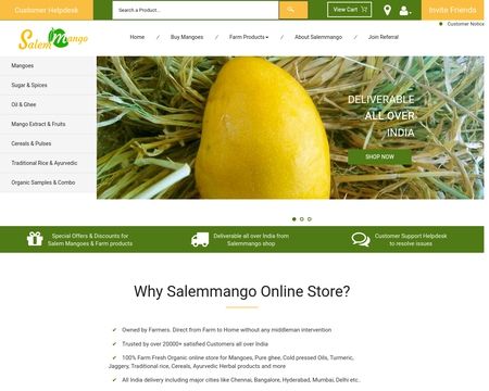 website thubmnail of Salem Mango