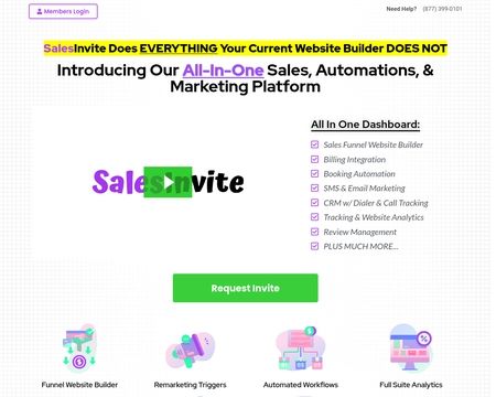 website thubmnail of Salesinvite